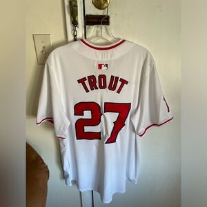 Mike Trout Los Angeles Angels Nike men’s MLB Vapor jersey L